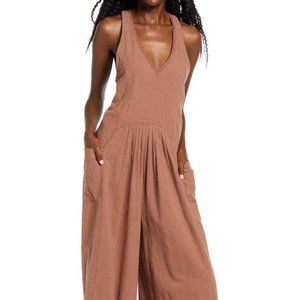 Free People Women's Brown Next Level Wide Leg Jump